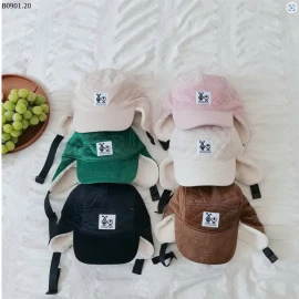 NÓN KẾT CHE TAI LÓT LÔNG CHO BÉ-sỉ 99k