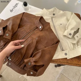 ÁO KHOÁC DA MMY  BG BT  -sỉ 237k