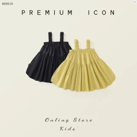 VÁY 2 DÂY BÉ GÁI NHÀ PREMIUM ICON-Sỉ 128k