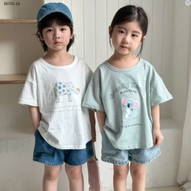 ÁO THUN HÈ HOẠT HÌNH BASIC-sỉ 103k