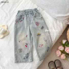 JEAN THÊU HOA XINH -sỉ 127k
