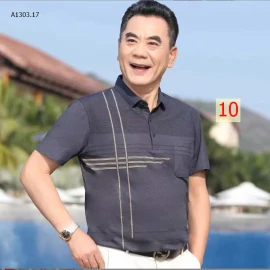 ÁO POLO TRUNG NIÊN NGẮN TAY  -sỉ 115k