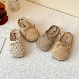 Sandal lưới cói quai chun -sỉ Sz 23-30 : 158k            Sz 31-36 : 165k 