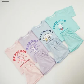 BỘ THUN CỘC TAY CHO BÉ-sỉ 158k