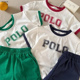 BỘ CỘC TAY IN CHỮ POLO CHO BÉ TRAI MMY CUTE -sỉ 165k