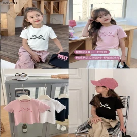ÁO PHỐI NƠ BÉ GÁI AMBB-sỉ Sz 90-150 : 81k                Sz 160 : 89k 