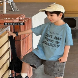 ÁO PHÔNG MIX SHORT JEAN  AOA BÉ TRAI-Giá sỉ như sau: áo : 137k  quần : 185k