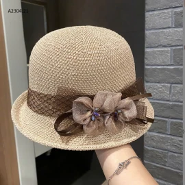 MŨ VÀNH TRÒN ĐÍNH HOA CHO NỮ -sỉ 72k