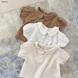 ÁO SƠ MI CỔ SEN SIZE NHÍ -sỉ 117k