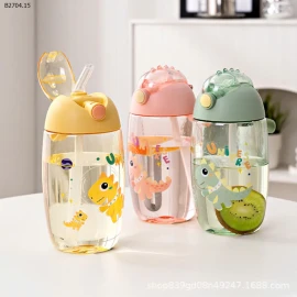 BÌNH NƯỚC KHỦNG LONG DỄ THƯƠNG CHO BÉ -sỉ 55k