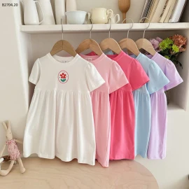 VÁY BABYDOLL HOẠT HÌNH BÉ GÁI -sỉ 107k