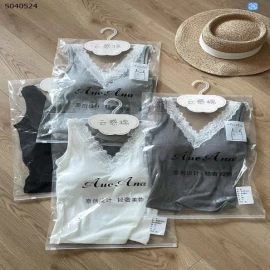 Áo ren cổ V có đệm ngực - 150,000