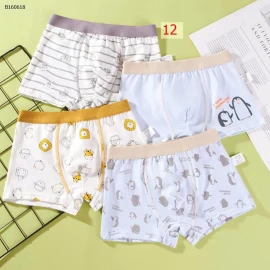 SET 4 QUẦN CHIP ĐÙI BÉ TRAI BÉ GÁI -Sỉ 80k/set 4c mix màu