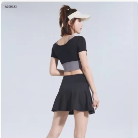 BỘ TẬP THỂ THAO NỮ DÁNG VÁY - sỉ 183k