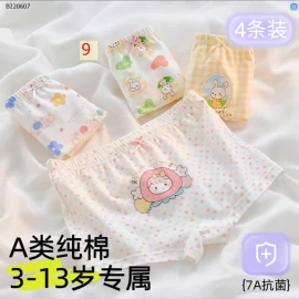SET 4 QUẦN CHIP ĐÙI BÉ GÁI - Sỉ i 84k/1 set 4 chiếc