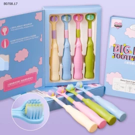 SET 4 BÀN CHẢI CHO BÉ YEUUU  - sỉ 51k/set 4c