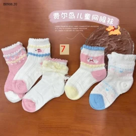 SET 5 ĐÔI TẤT NGẮN HÀN QUỐC  -Giá sỉ  78k/set 5 đôi