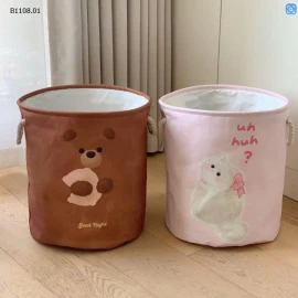 GIỎ ĐỰNG QUẦN ÁO HOẠT HÌNH CUTE-Giá sỉ 90k