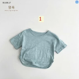 Áo thun trẻ em tay ngắn cho bé trai và bé gái-Giá sỉ 105k
