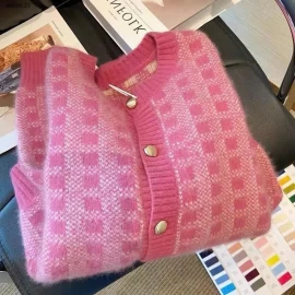 ÁO KHOÁC LEN HỒNG NỮ  -Sỉ giá 89k