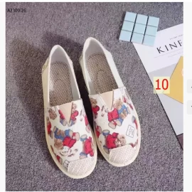 GIÀY SLIPON VẢI HOẠ TIẾT XINH- sỉ 68k