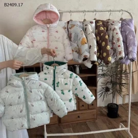 Áo phao mặc đc cả 2 mặt-Giá sỉ 163k