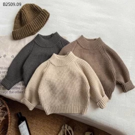 Áo len cổ lọ bé trai và bé gái - sỉ 135k