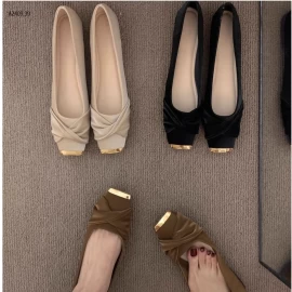 GIÀY BỆT MŨI VUÔNG CHO NỮ-Giá sỉ 168k