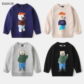 ÁO LEN GẤU WAPYPY CHO BÉ - sỉ 143k