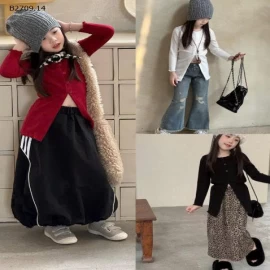 Áo len cardigan dệt kim mùa thu công chúa Yuyu cho bé -Giá sỉ 148k