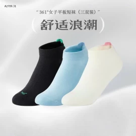 Sét 3 đôi tất auth 361 -Giá sỉ 90k/set mix màu 
