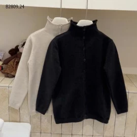 ÁO LEN CARDIGAN CỔ CAO-Giá sỉ 205k