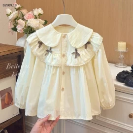 Áo sơ mi bé gái  – xinh như công chúa -Giá sỉ 112k/c