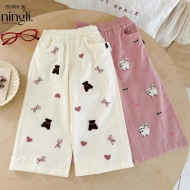 QUẦN  BG Họa tiết thêu nổi bật, chuẩn gu công chúa nhí-Giá sỉ 115k