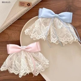 KẸP TÓC NƠ REN -Giá sỉ 36k/2c