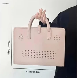 CẶP ĐỰNG LAPTOP HỒNG KIỂU HIỆN ĐẠI  - sỉ 140k