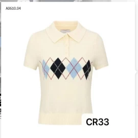 ÁO LEN DỆT KIM CỔ POLO-Giá sỉ 114k