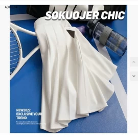 CHÂN VÁY XẾP LY TONE TÂY hãng SOKUOJER CHIC-Giá sỉ 135k