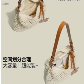 TÚI ĐEO CHÉO KIỂU LƯỚI ĐAN MÙA HÈ - sỉ 150k