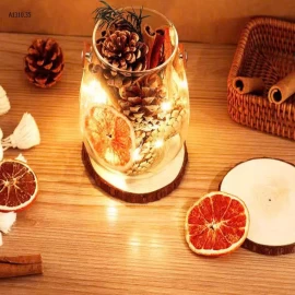 giỏ xinh xinh gồm thông khô , cam sấy , quế thơm lừng - sỉ 130k