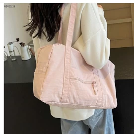 TÚI DU LỊCH VẢI BASIC KIỂU HÀN QUỐC ĐẸP KENG - sỉ 148k