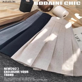 CHÂN VÁY XẾP LY TONE TÂY hãng SOKUOJER CHIC- Giá sỉ 138k