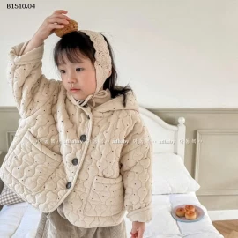 KHOÁC TRẦN TRÁM LÓT NHUNG ADBABY-Giá sỉ 279k