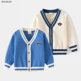 ÁO LEN CARDIGAN WELLKIDS BT-Giá sỉ 133k
