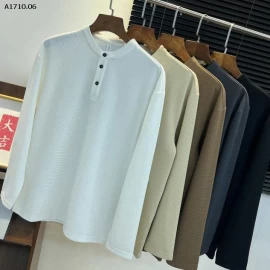 ÁO THUN NAM DÀI TAY CỔ TRÒN- sỉ 195k