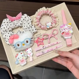 SET 9 MÓN KẸP TÓC KITTY - SỈ 35k/set 9 món