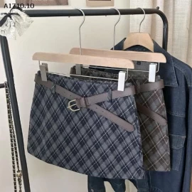 CHÂN VÁY KẺ CARO CHO NỮ - sỉ 180k