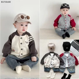 SET ÁO BOMBER MIX QUẦN JEAN BT-Giá sỉ  mẫu 1,2 : 183k  mẫu 3: 192k  mẫu 4: 171k 