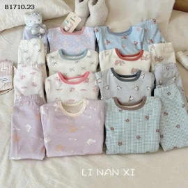 Bộ đồ ngủ in họa tiết hoạt hình nhà Linaxi 3- si 220k