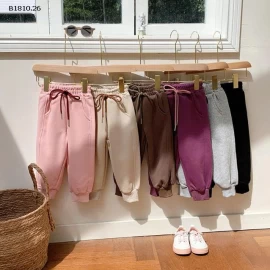 Quần dài thể thao bo ống cho bé  - sỉ giá 114k/chiếc